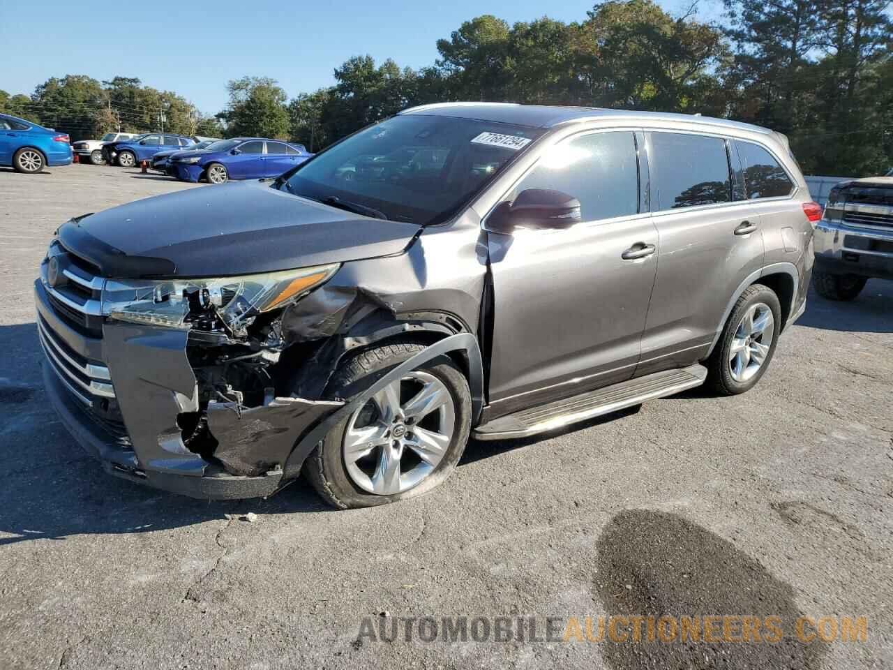 5TDYZRFH8HS188091 TOYOTA HIGHLANDER 2017