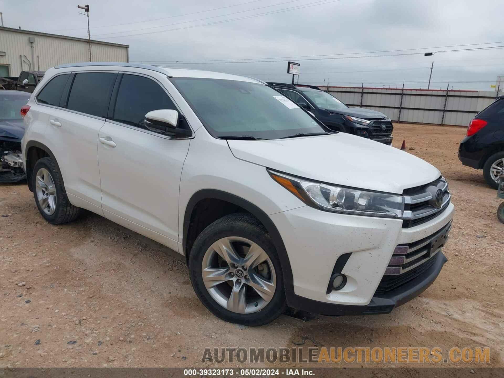 5TDYZRFH8HS221929 TOYOTA HIGHLANDER 2017