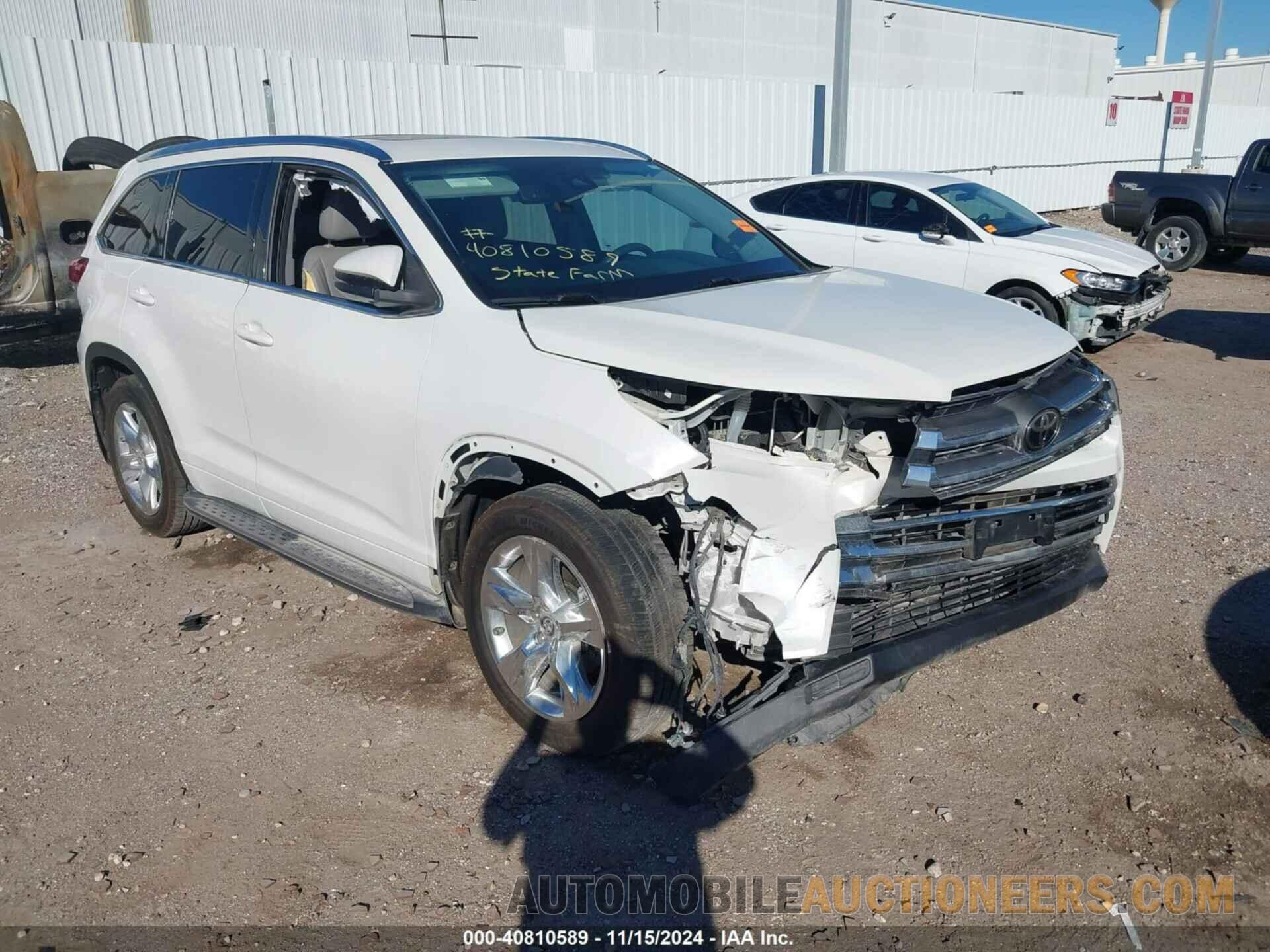 5TDYZRFH8JS284650 TOYOTA HIGHLANDER 2018