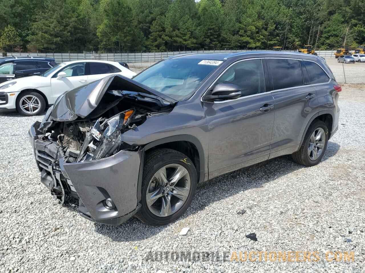 5TDYZRFH8KS291129 TOYOTA HIGHLANDER 2019