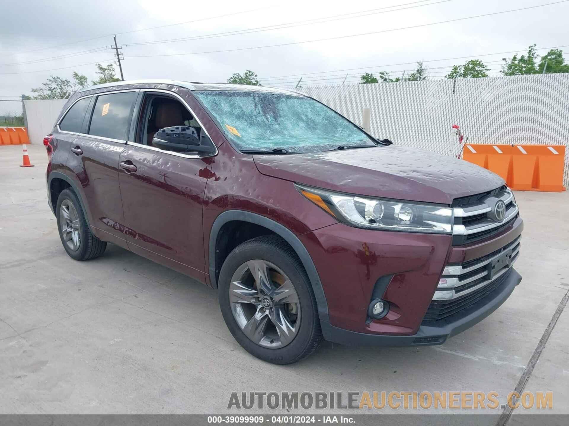 5TDYZRFH8KS346579 TOYOTA HIGHLANDER 2019