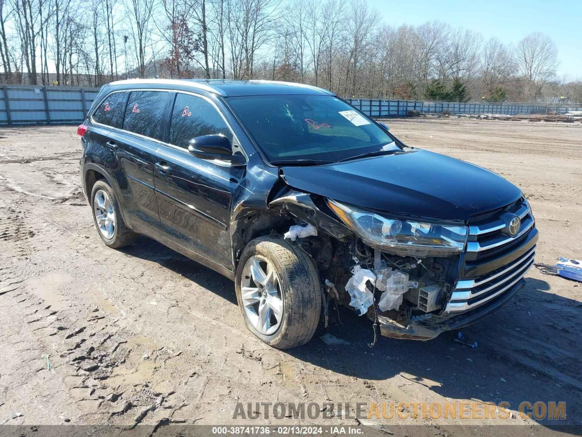 5TDYZRFH9HS230056 TOYOTA HIGHLANDER 2017