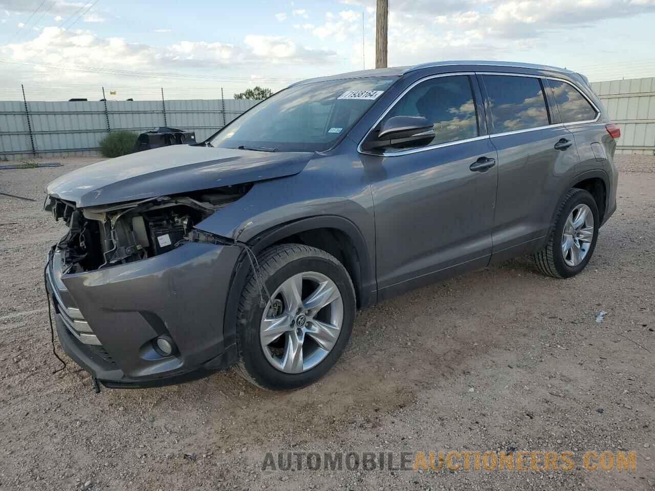 5TDYZRFH9JS237210 TOYOTA HIGHLANDER 2018