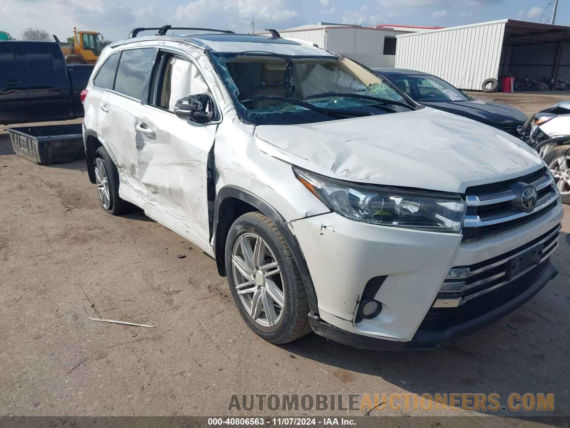 5TDYZRFH9JS242259 TOYOTA HIGHLANDER 2018