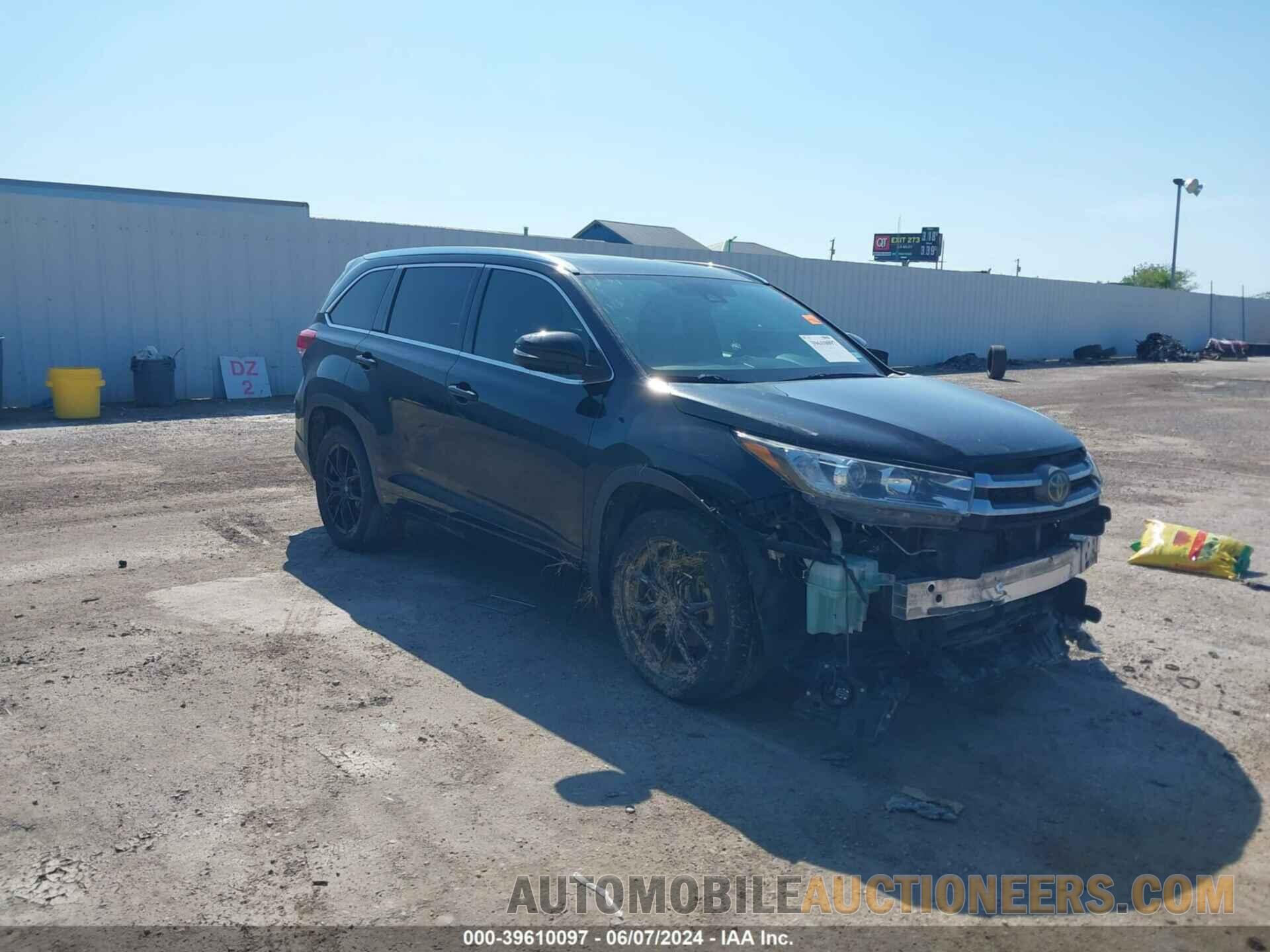 5TDYZRFH9KS312313 TOYOTA HIGHLANDER 2019