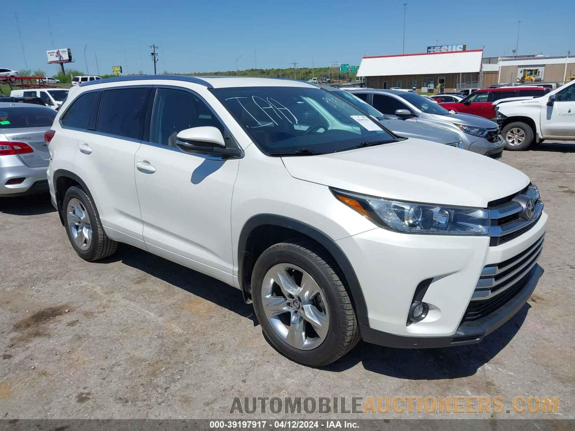 5TDYZRFH9KS348986 TOYOTA HIGHLANDER 2019