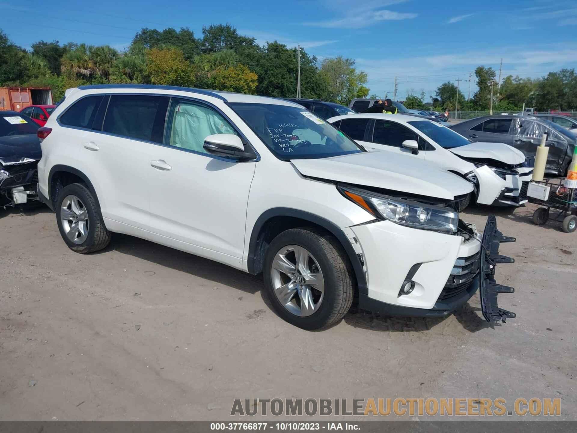 5TDYZRFHXHS217963 TOYOTA HIGHLANDER 2017