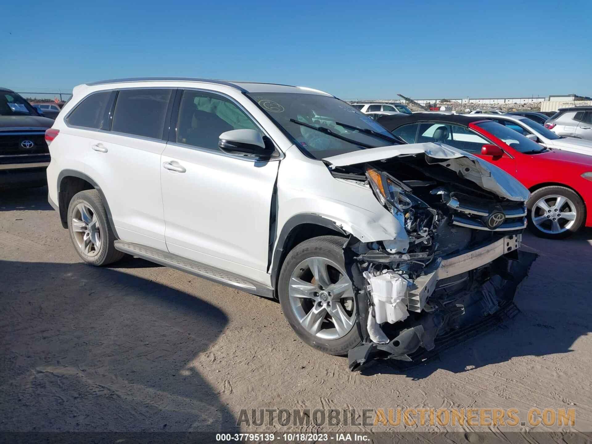 5TDYZRFHXKS306620 TOYOTA HIGHLANDER 2019