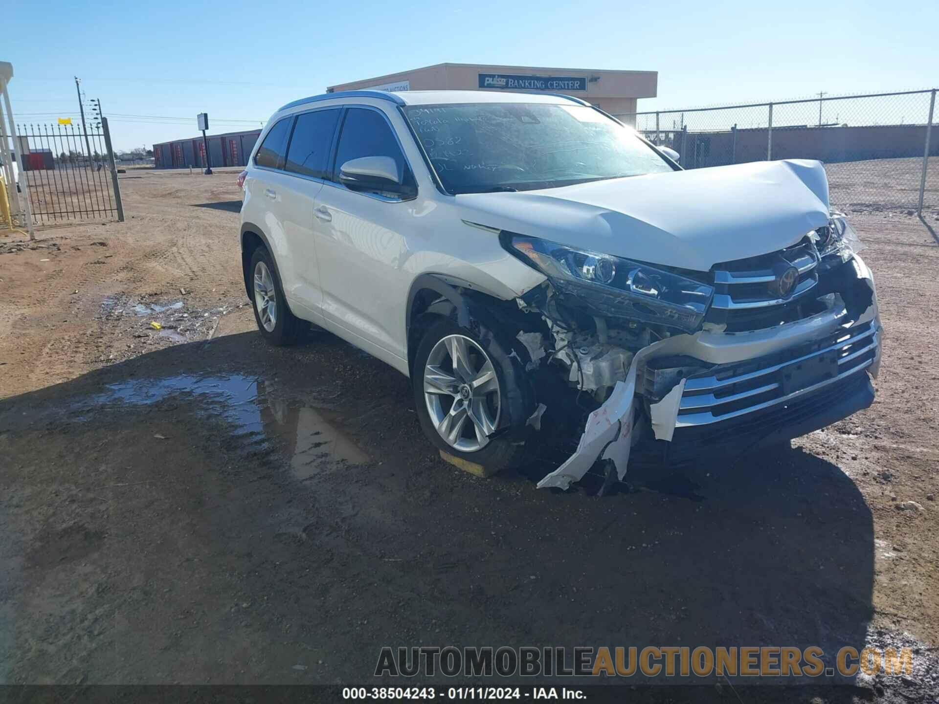 5TDYZRFHXKS320582 TOYOTA HIGHLANDER 2019