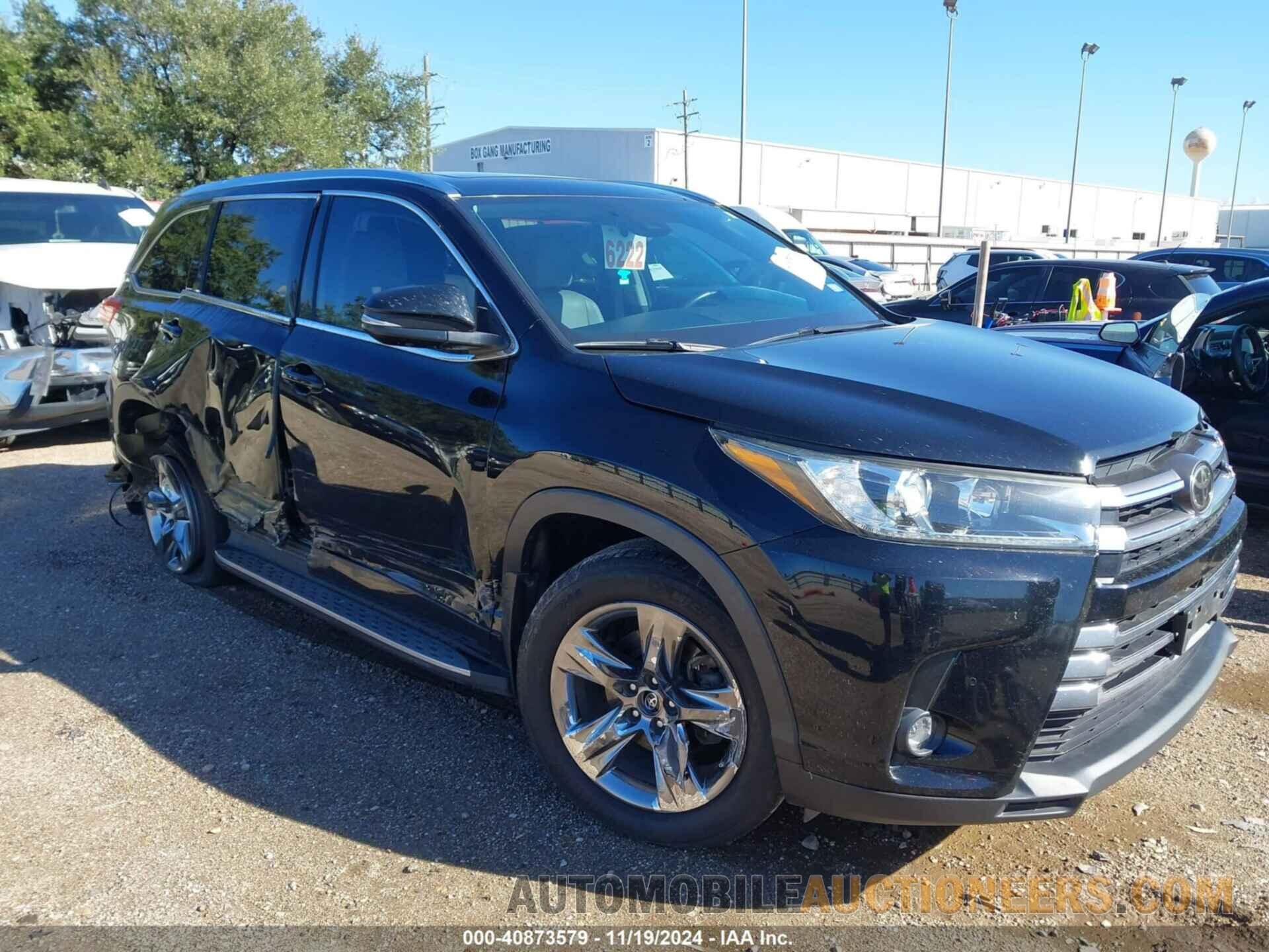 5TDYZRFHXKS333607 TOYOTA HIGHLANDER 2019