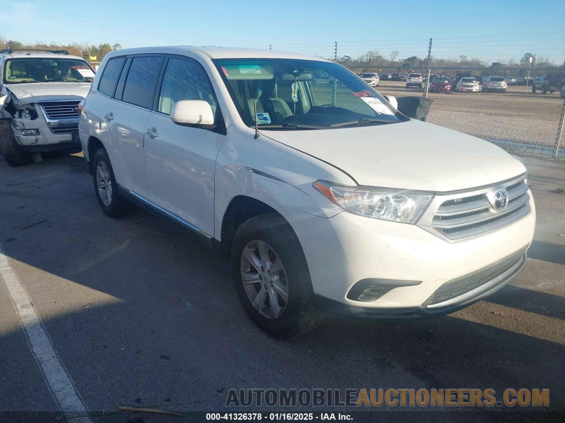 5TDZA3EH1CS017184 TOYOTA HIGHLANDER 2012