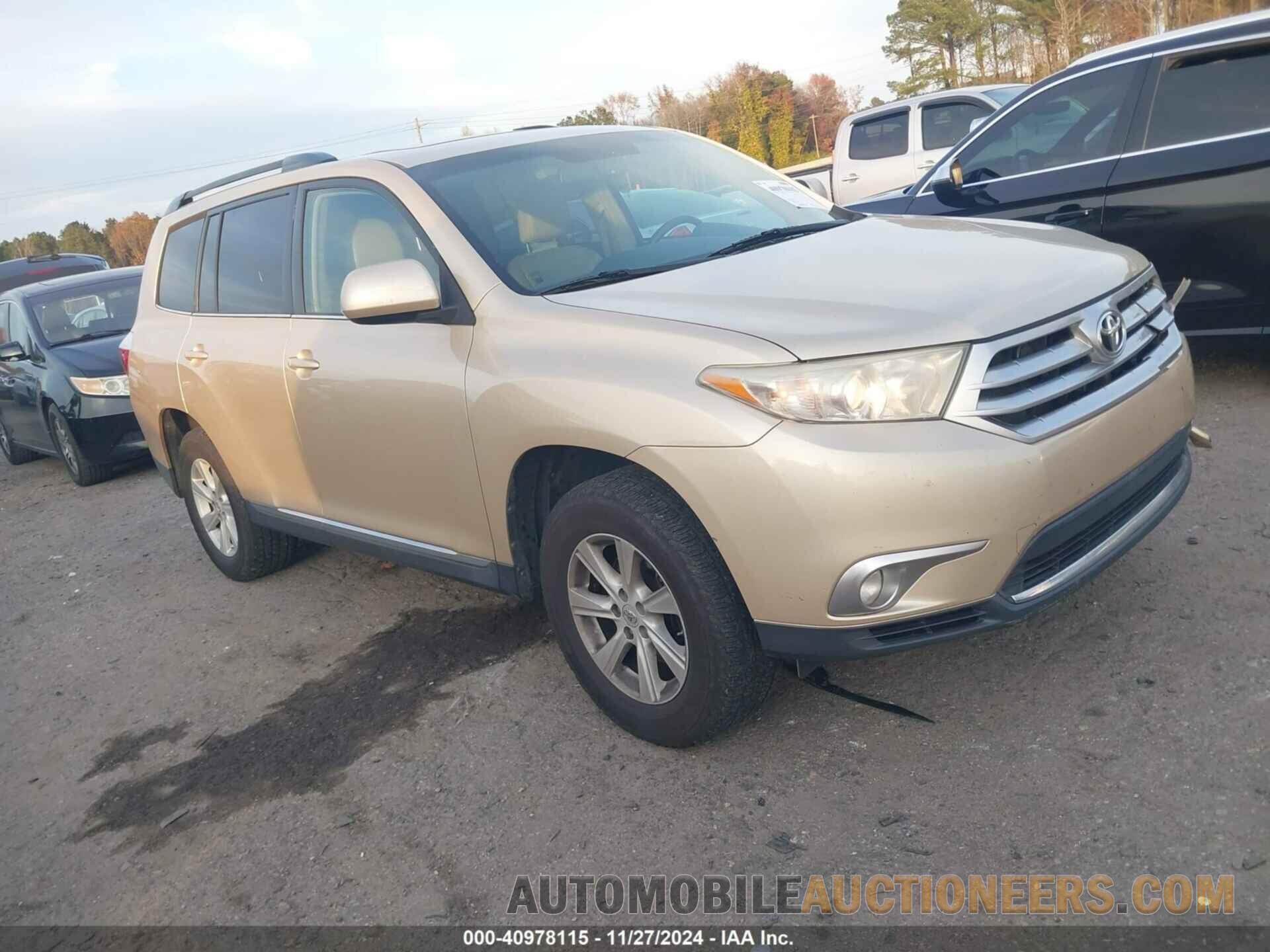 5TDZA3EH1CS026452 TOYOTA HIGHLANDER 2012