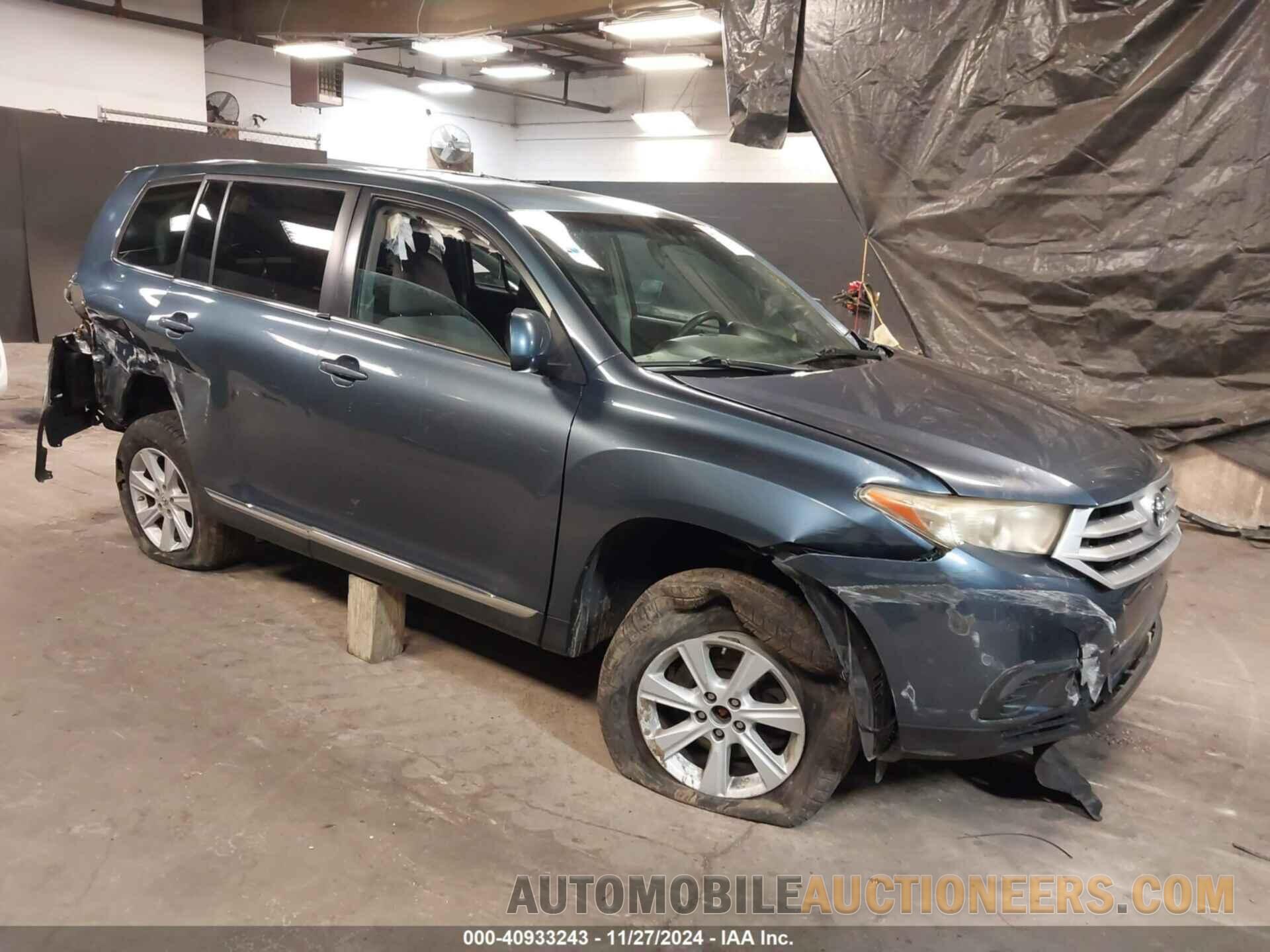 5TDZA3EH2DS040796 TOYOTA HIGHLANDER 2013