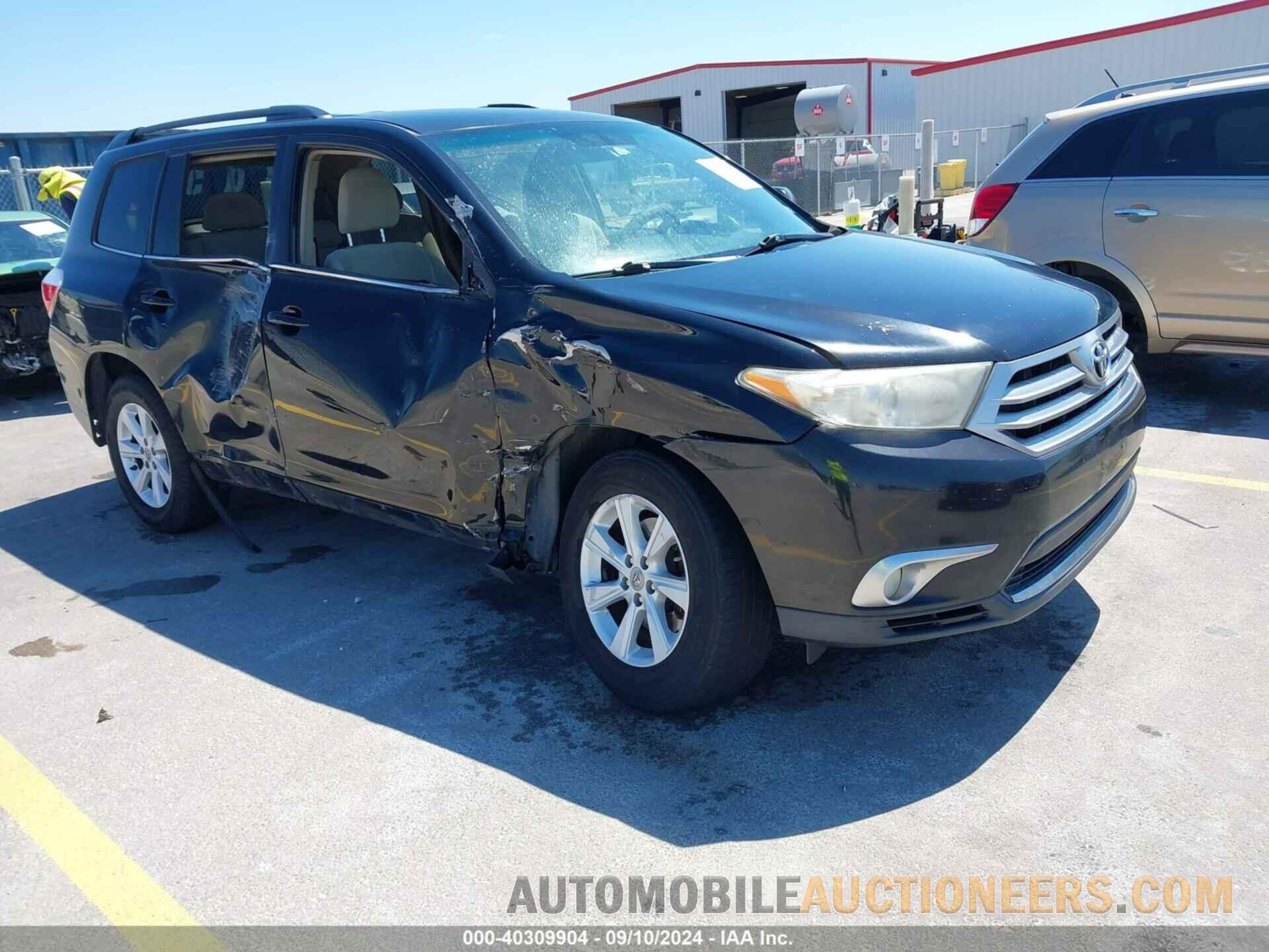 5TDZA3EH5CS022338 TOYOTA HIGHLANDER 2012