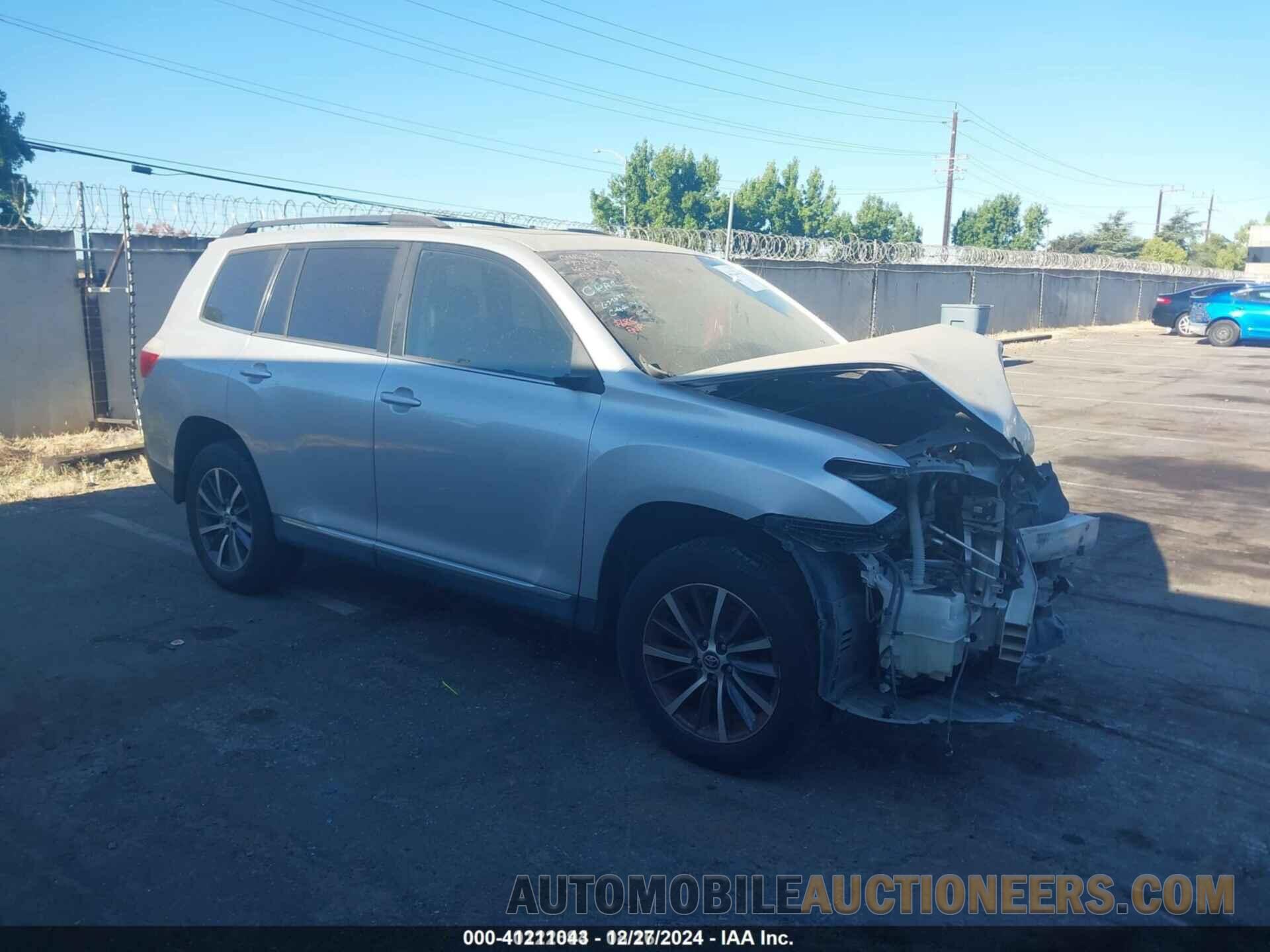 5TDZA3EH6CS018105 TOYOTA HIGHLANDER 2012