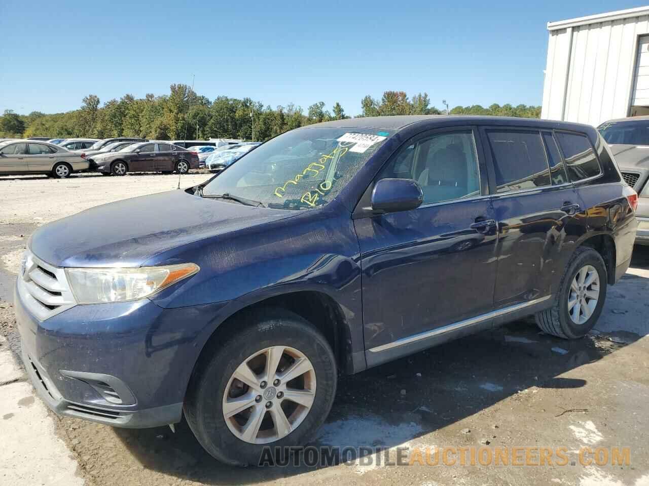 5TDZA3EH6CS024521 TOYOTA HIGHLANDER 2012