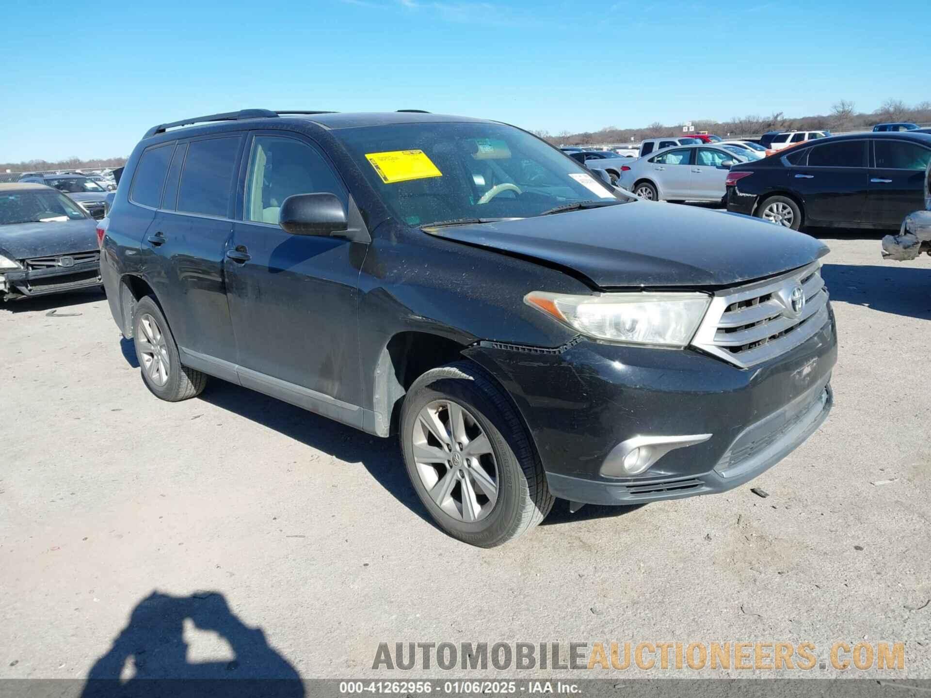 5TDZA3EH6CS029802 TOYOTA HIGHLANDER 2012