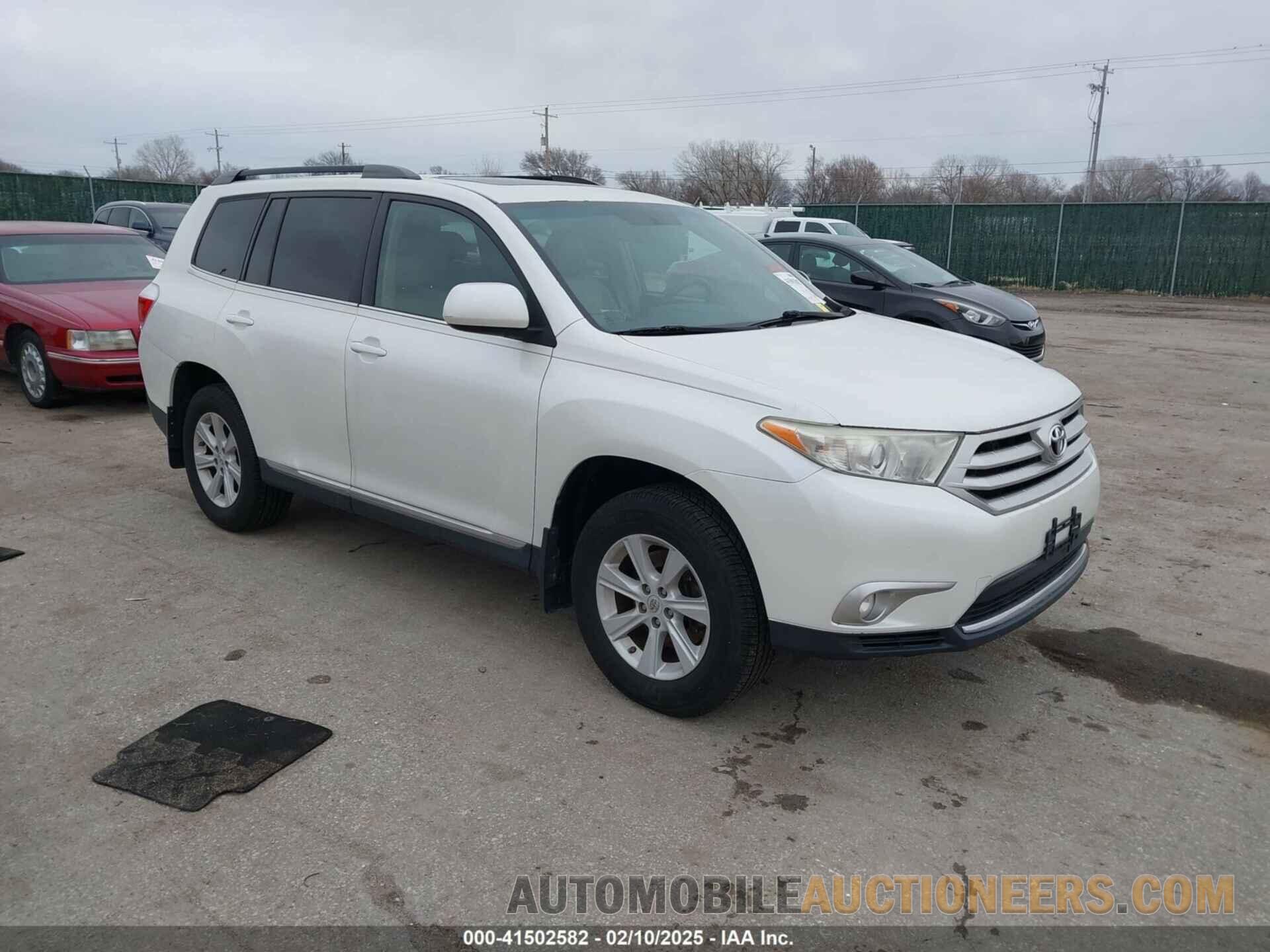 5TDZA3EH6CS029962 TOYOTA HIGHLANDER 2012