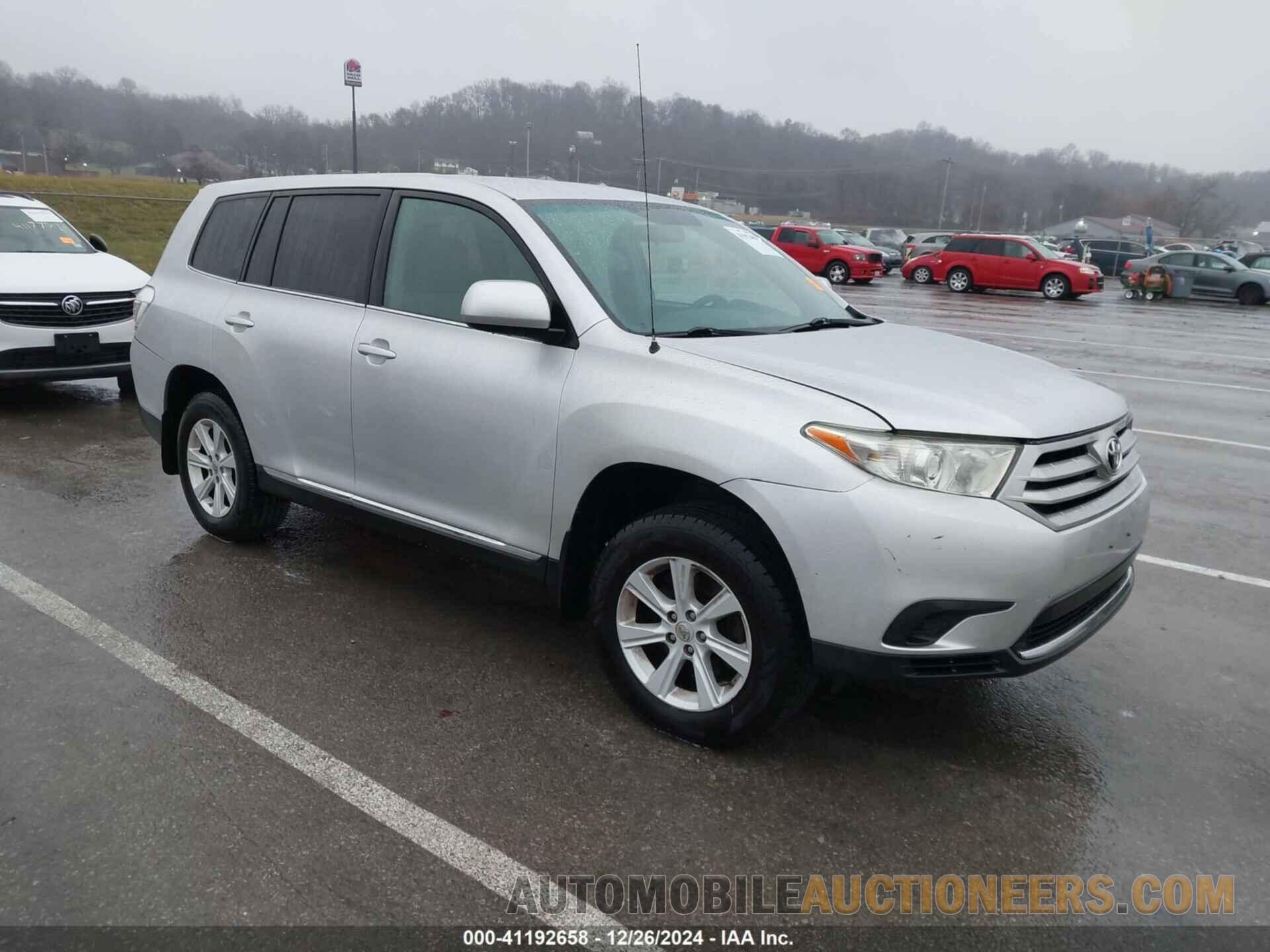 5TDZA3EH7CS022390 TOYOTA HIGHLANDER 2012