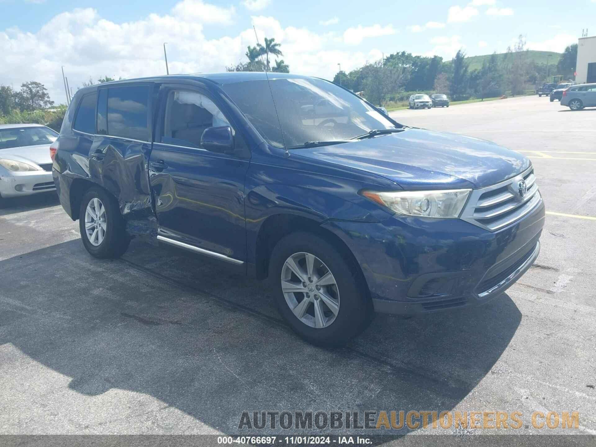 5TDZA3EH8CS029221 TOYOTA HIGHLANDER 2012