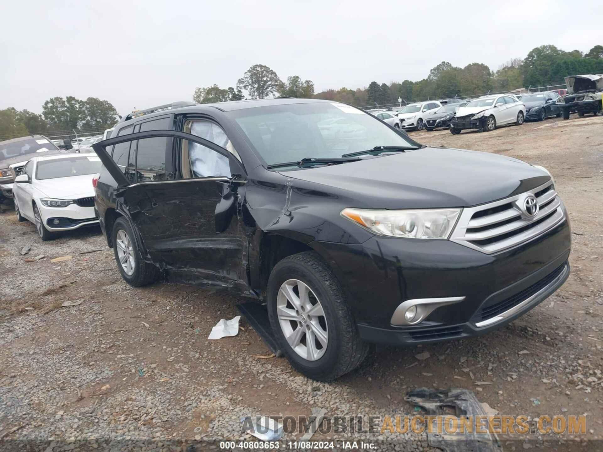 5TDZA3EH9CS030460 TOYOTA HIGHLANDER 2012