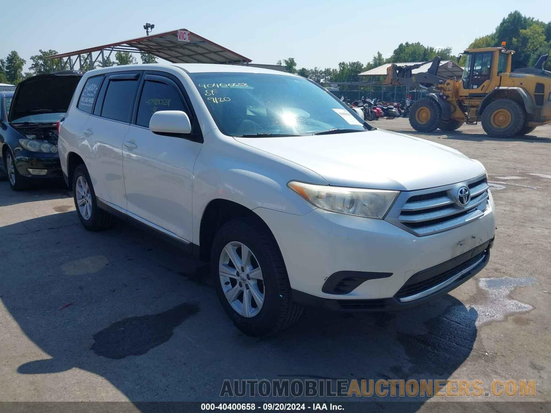 5TDZA3EH9DS037474 TOYOTA HIGHLANDER 2013