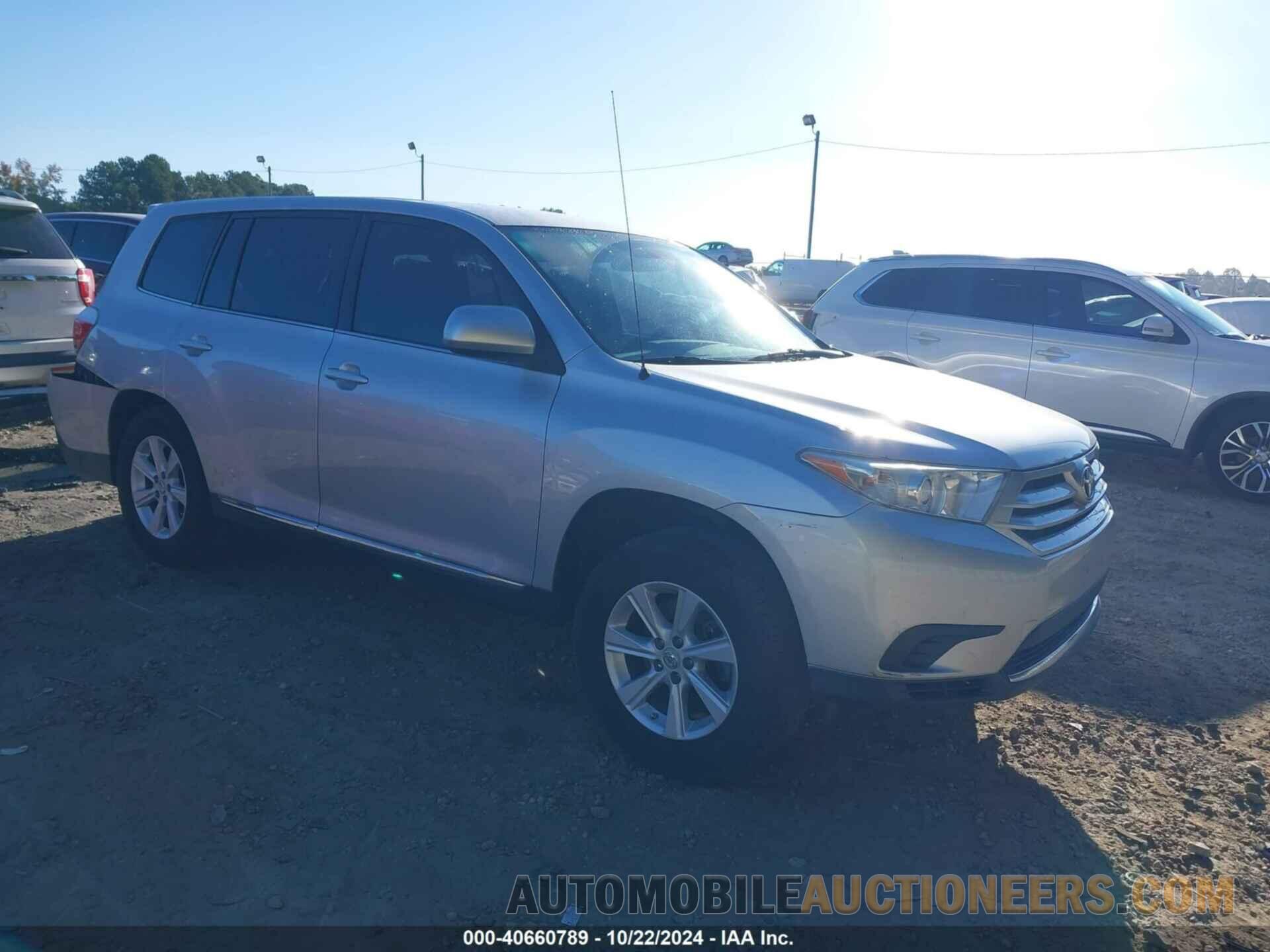 5TDZA3EHXBS014525 TOYOTA HIGHLANDER 2011