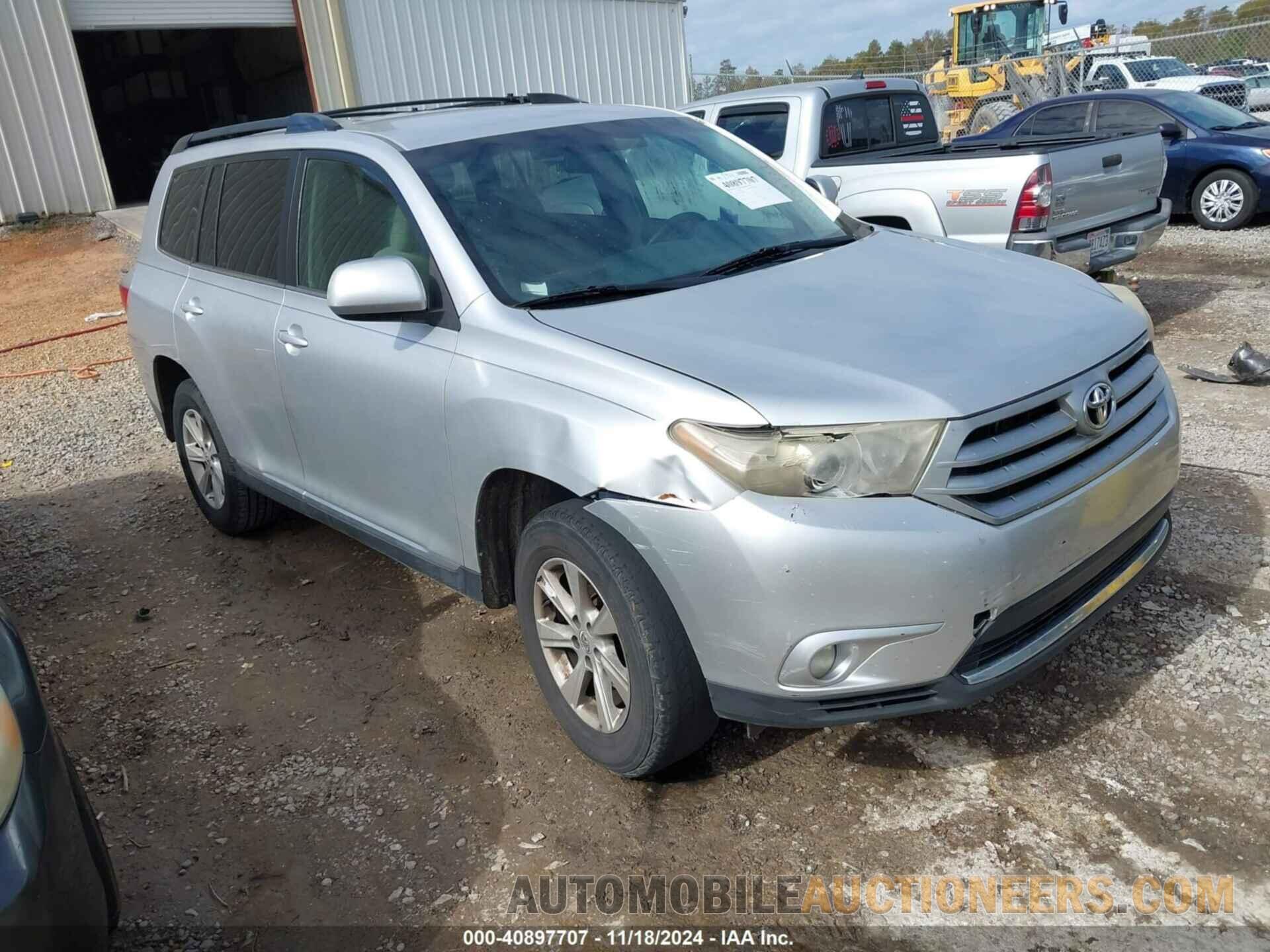 5TDZA3EHXDS038665 TOYOTA HIGHLANDER 2013