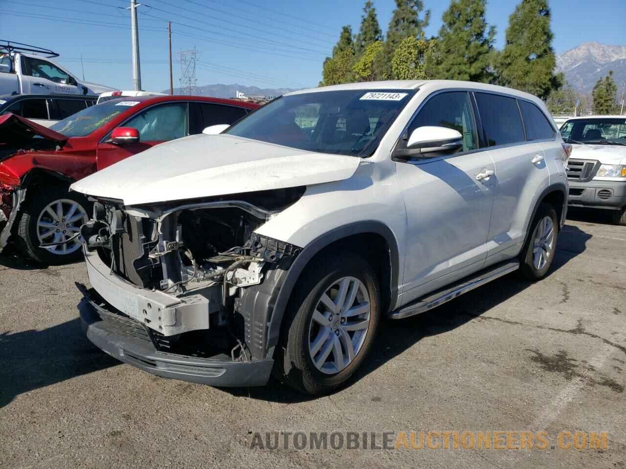 5TDZARFH0FS015934 TOYOTA HIGHLANDER 2015