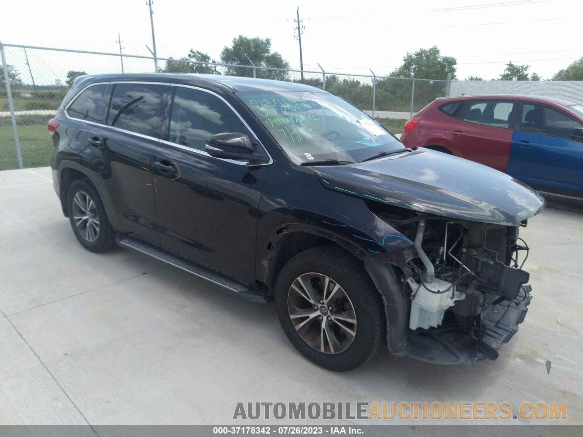 5TDZARFH0HS024667 TOYOTA HIGHLANDER 2017