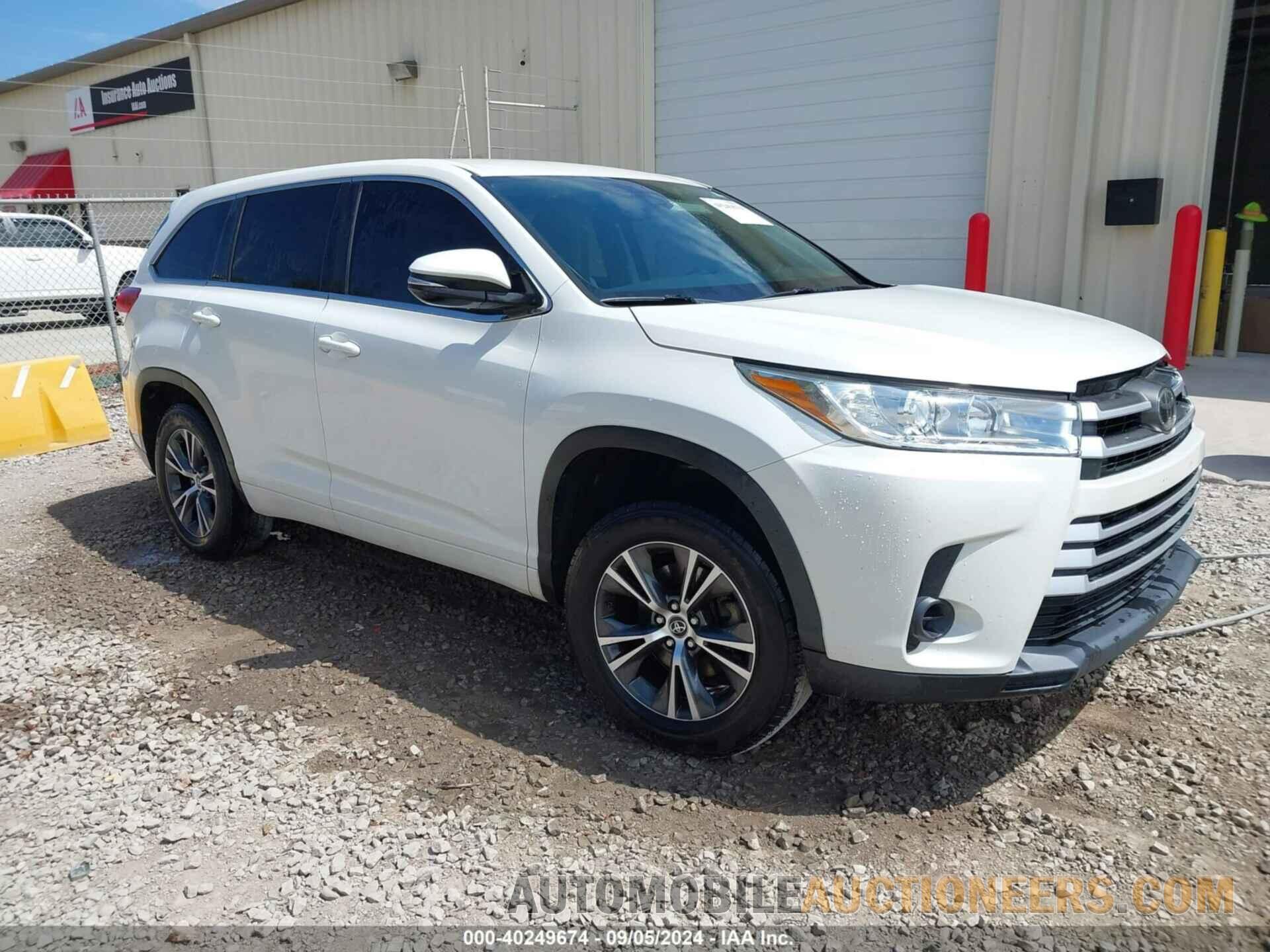 5TDZARFH0HS025883 TOYOTA HIGHLANDER 2017