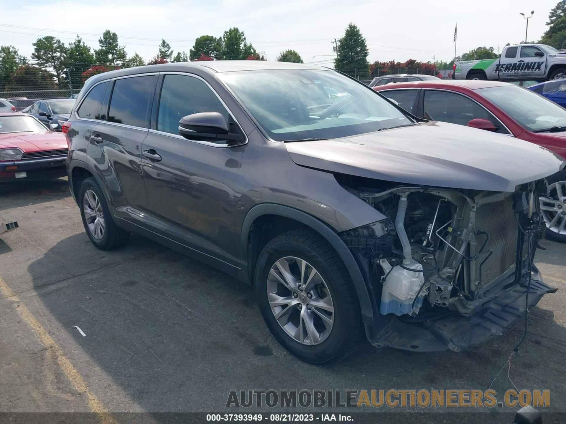 5TDZARFH0JS035755 TOYOTA HIGHLANDER 2018