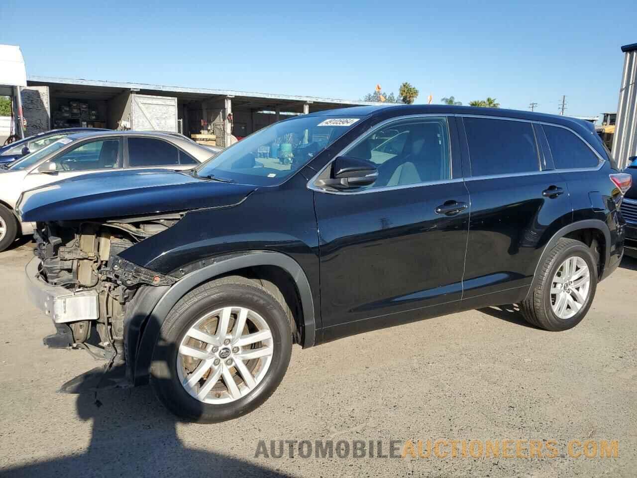 5TDZARFH1GS017810 TOYOTA HIGHLANDER 2016