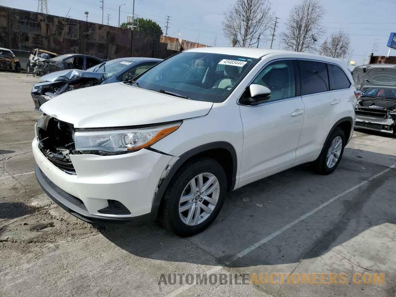 5TDZARFH1GS018956 TOYOTA HIGHLANDER 2016