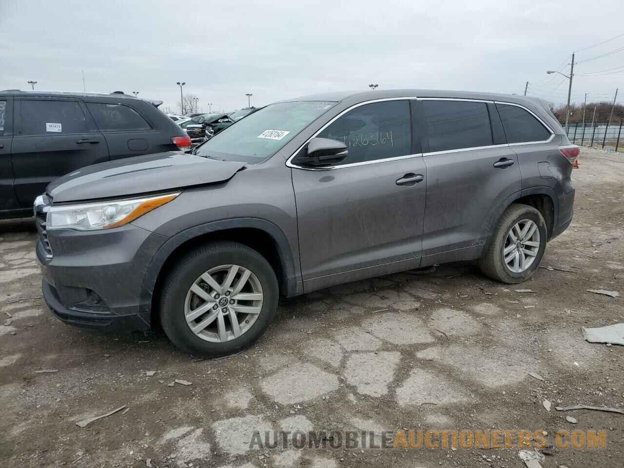 5TDZARFH1GS022893 TOYOTA HIGHLANDER 2016