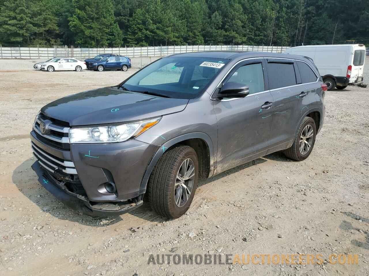 5TDZARFH1HS024614 TOYOTA HIGHLANDER 2017