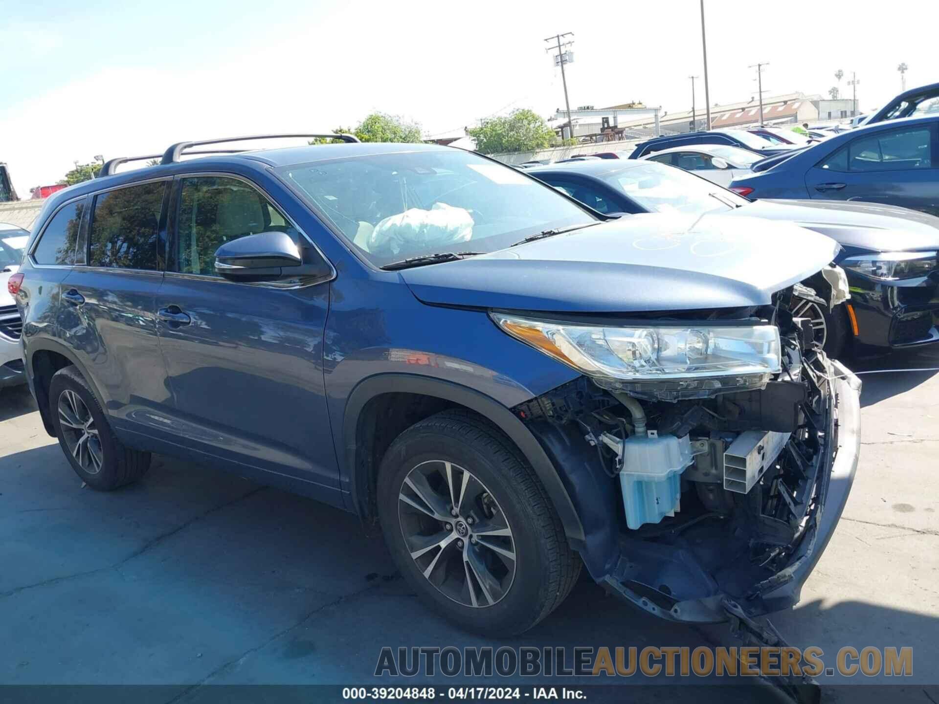 5TDZARFH1HS027366 TOYOTA HIGHLANDER 2017