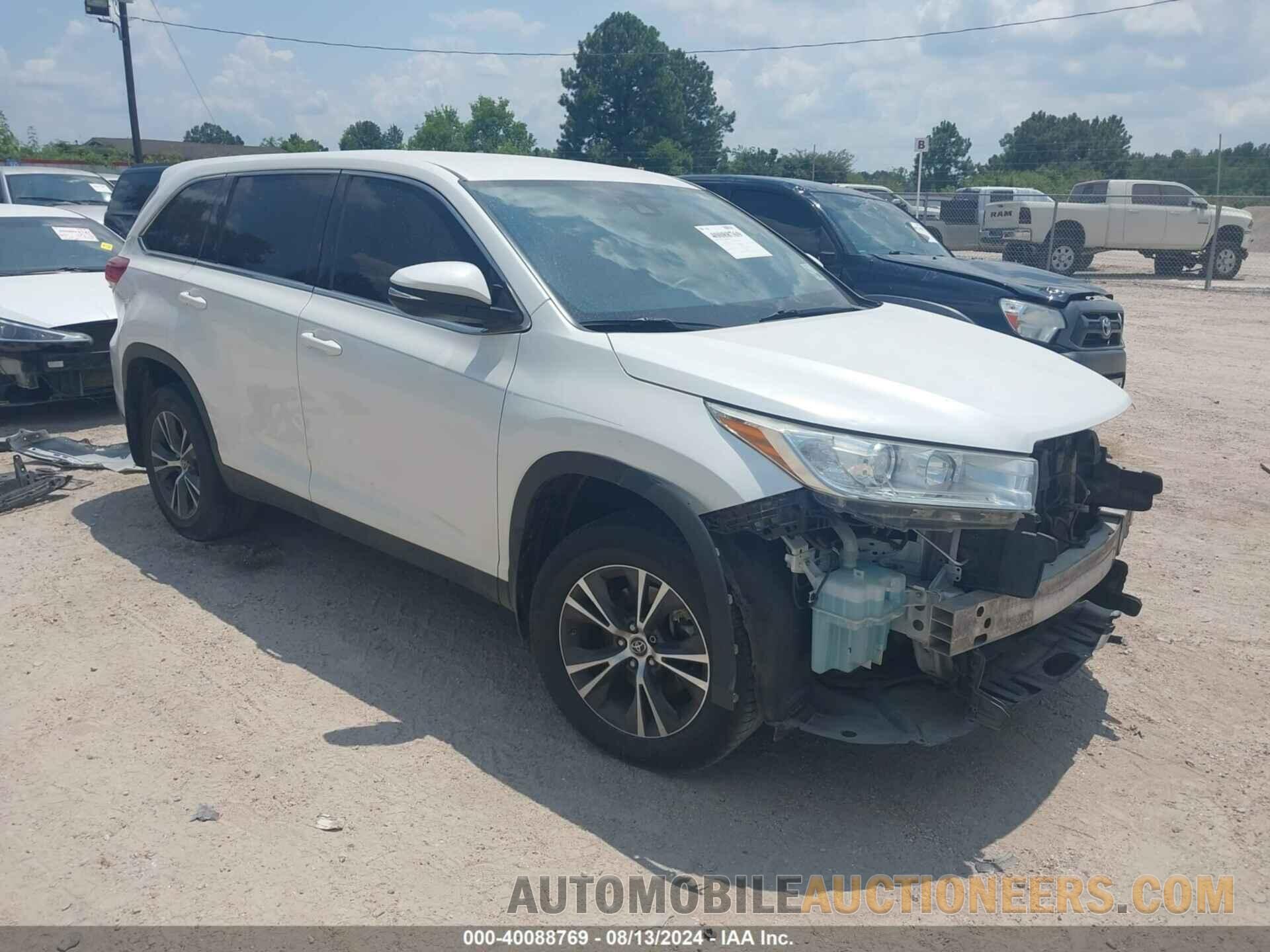 5TDZARFH1KS045681 TOYOTA HIGHLANDER 2019