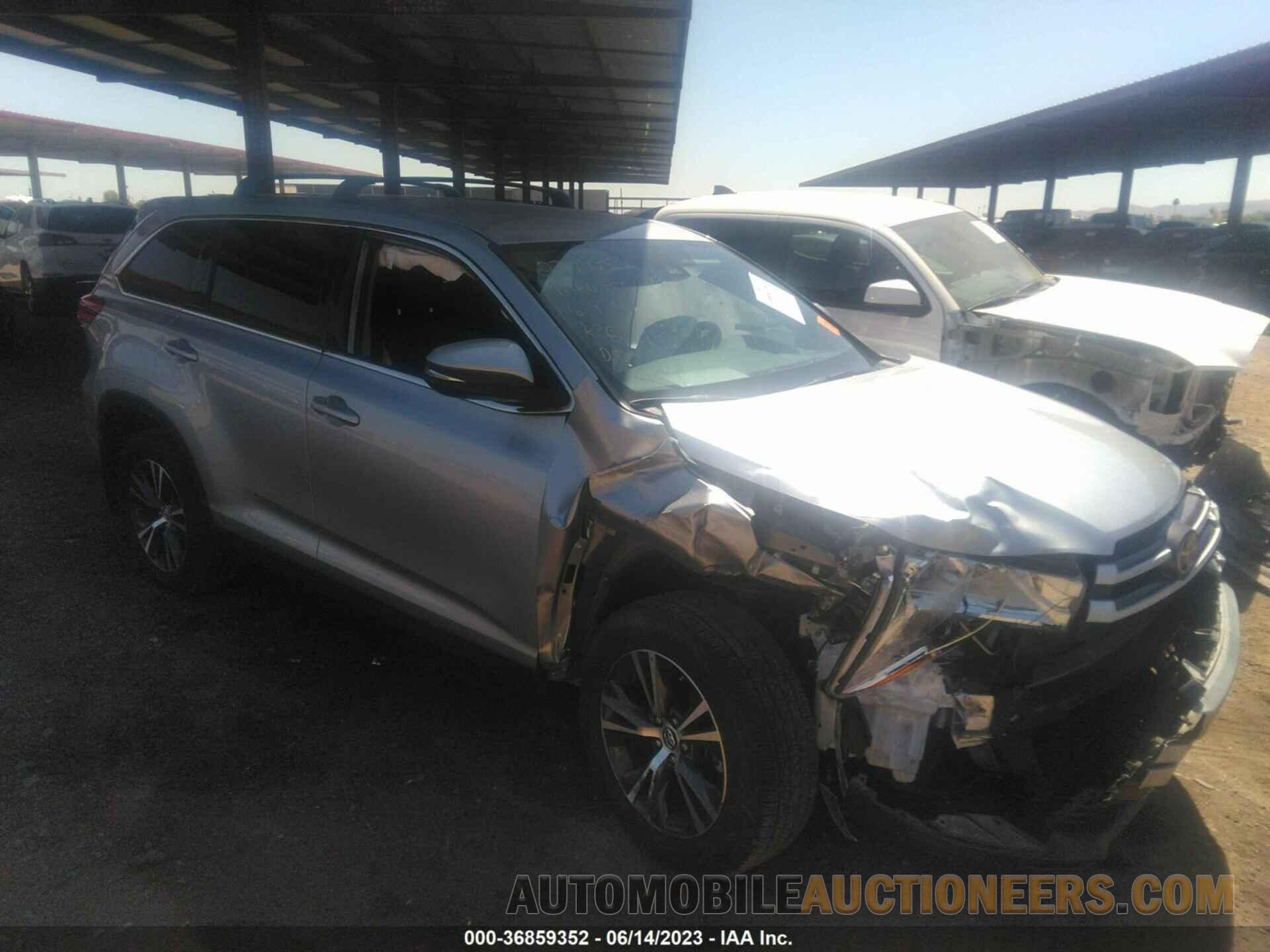 5TDZARFH1KS050766 TOYOTA HIGHLANDER 2019