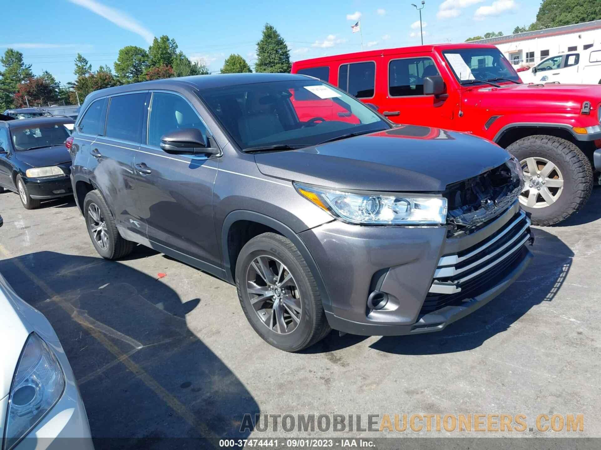 5TDZARFH1KS052534 TOYOTA HIGHLANDER 2019