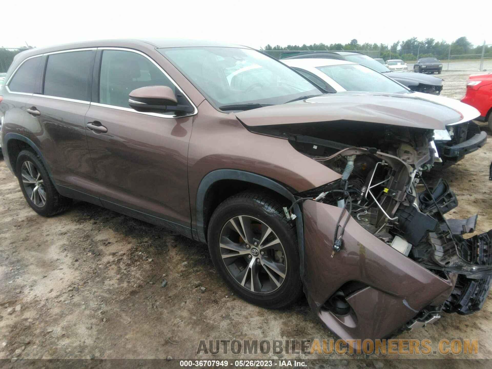 5TDZARFH1KS058348 TOYOTA HIGHLANDER 2019