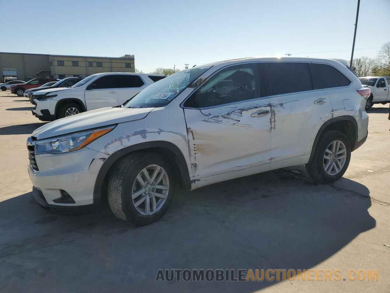 5TDZARFH2FS010475 TOYOTA HIGHLANDER 2015