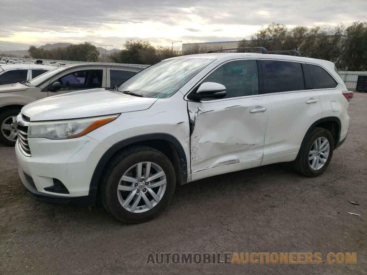 5TDZARFH2FS012436 TOYOTA HIGHLANDER 2015