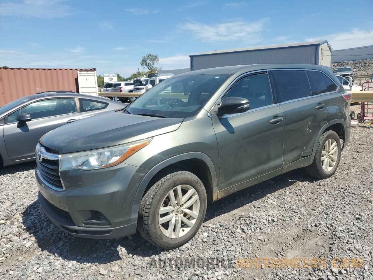 5TDZARFH2FS013571 TOYOTA HIGHLANDER 2015