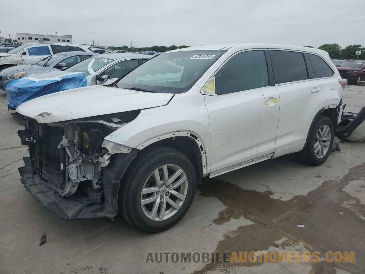 5TDZARFH2FS013909 TOYOTA HIGHLANDER 2015