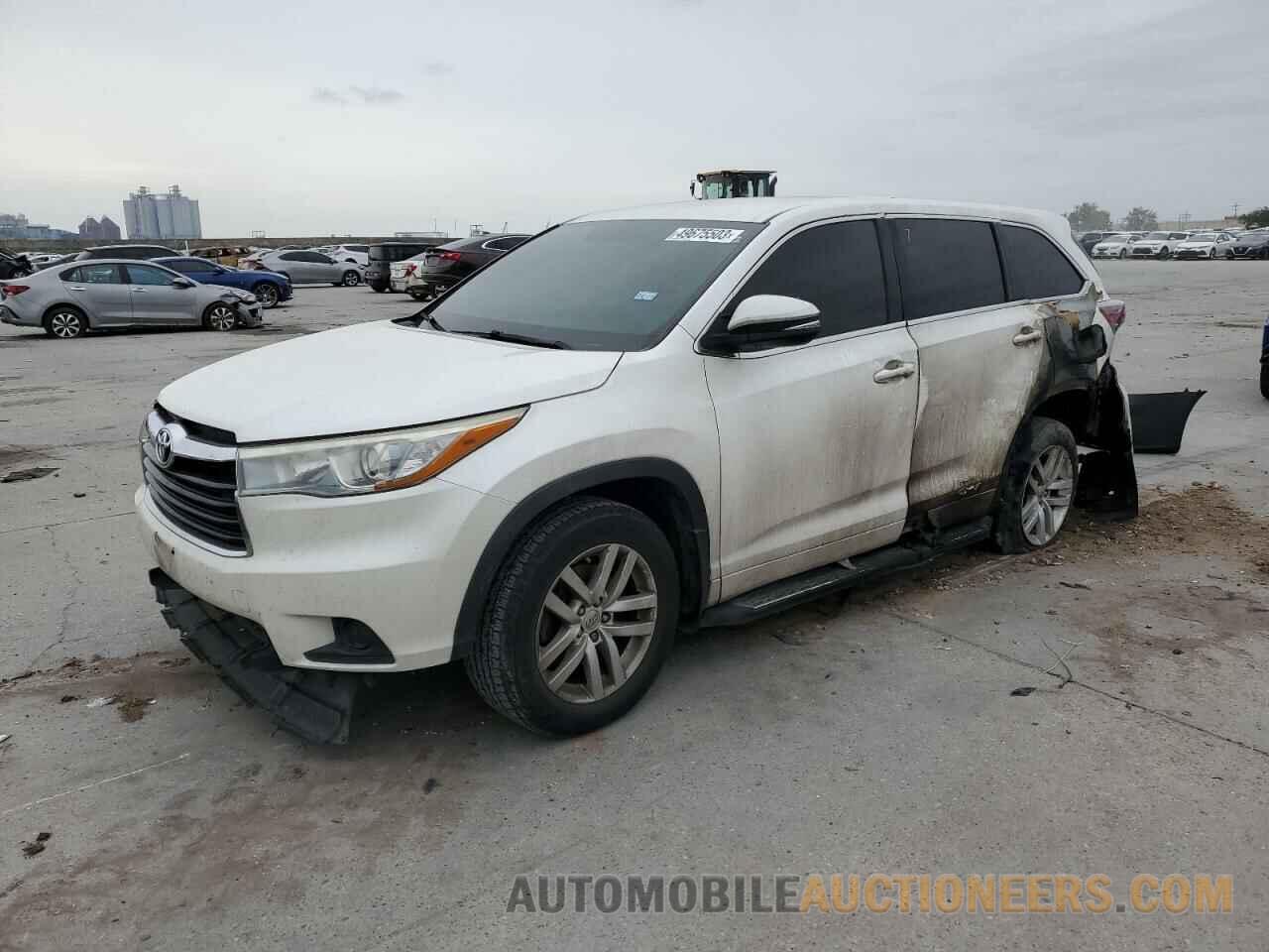 5TDZARFH2FS014901 TOYOTA HIGHLANDER 2015