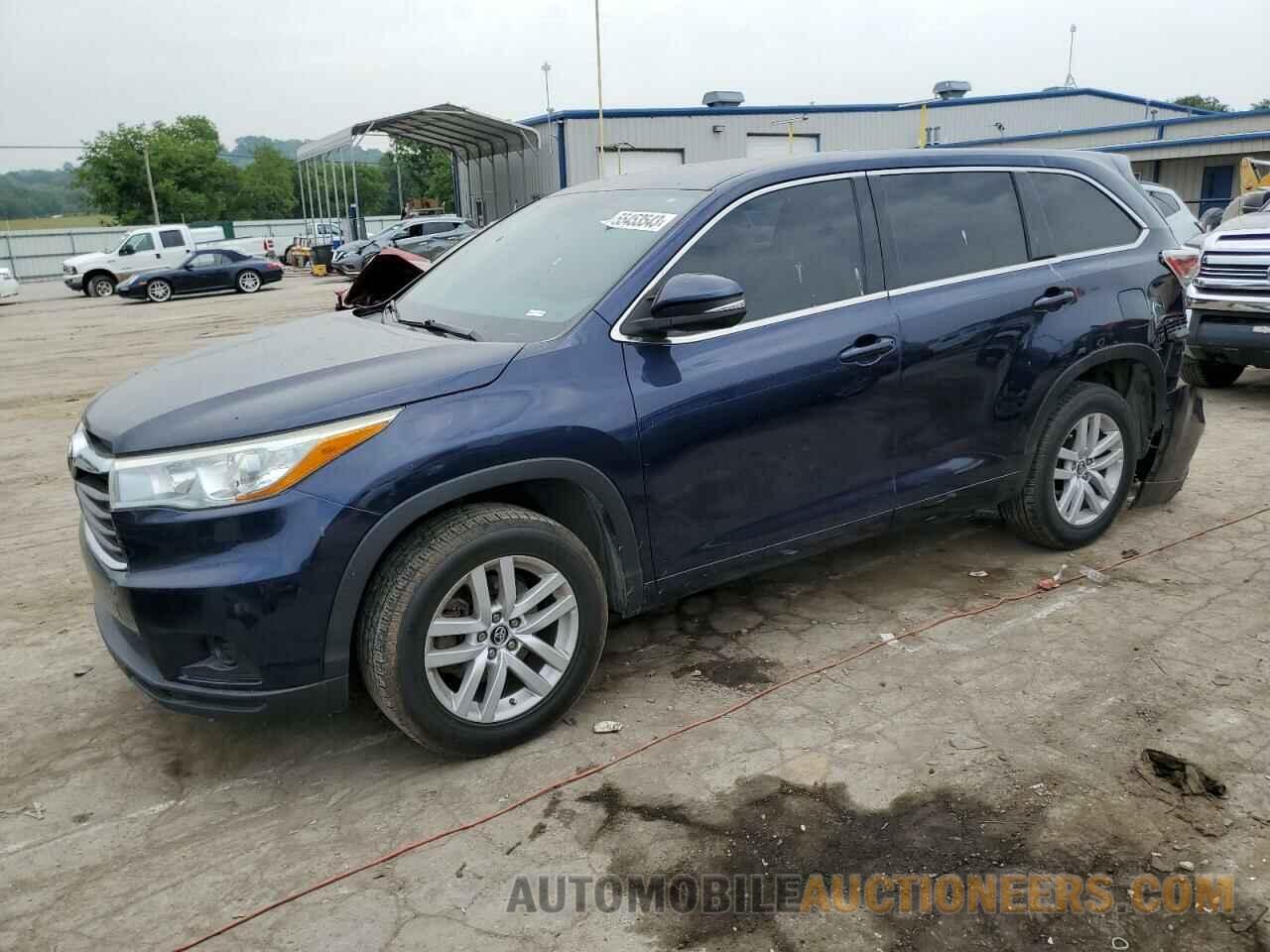 5TDZARFH2GS022224 TOYOTA HIGHLANDER 2016