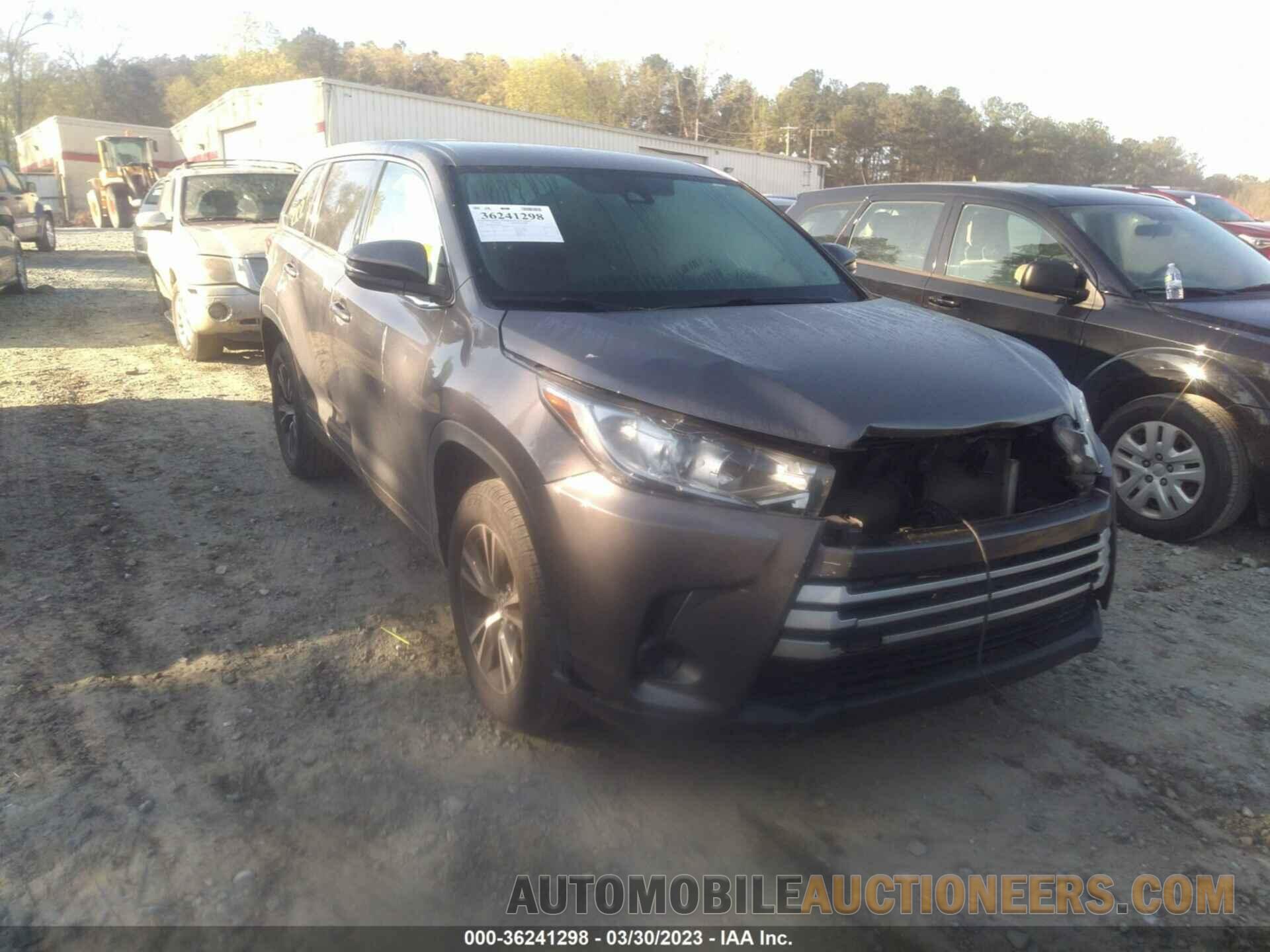 5TDZARFH2JS040553 TOYOTA HIGHLANDER 2018