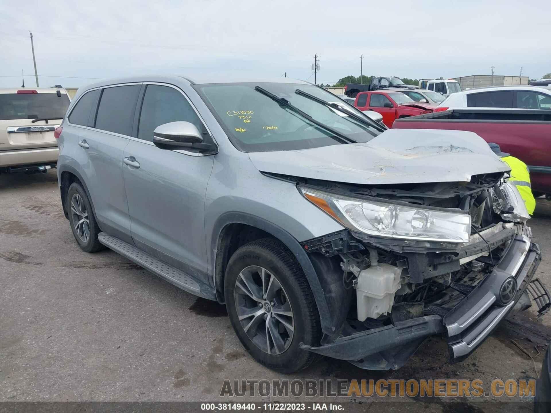 5TDZARFH2KS047312 TOYOTA HIGHLANDER 2019