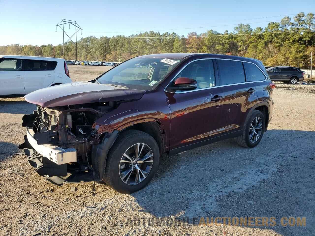 5TDZARFH2KS060285 TOYOTA HIGHLANDER 2019